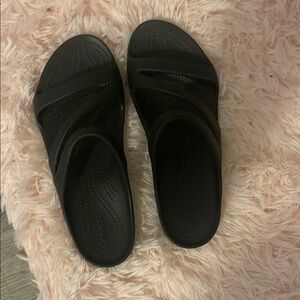 CROCS Classic Black Slide Sandals
